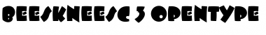 Download BeeskneesC Regular Font Title Preview