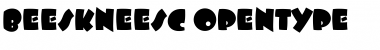 Download BeeskneesC Regular Font Title Preview