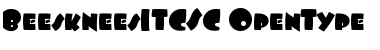 Download Beesknees ITC SC Regular Font Title Preview