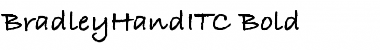 Download BradleyHandITC Bold Font Title Preview