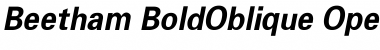Download Beetham BoldOblique Font Title Preview