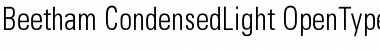 Download Beetham CondensedLight Font Title Preview