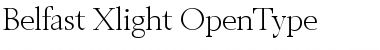 Download Belfast-Xlight Regular Font Title Preview