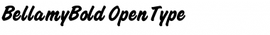 Download BellamyBold Regular Font Title Preview