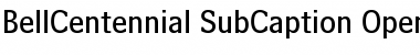 Download Bell Centennial Sub-Caption Font Title Preview