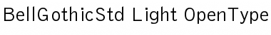 Download Bell Gothic Std Light Font Title Preview
