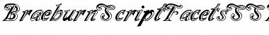 Download BraeburnScriptFacetsSSK Regular Font Title Preview