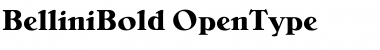 Download BelliniBold Regular Font Title Preview