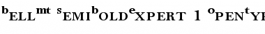 Download Bell MT Semi Bold Expert Font