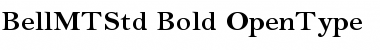 Download Bell MT Std Bold Font Title Preview