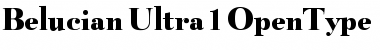 Download Belucian Ultra Font Title Preview
