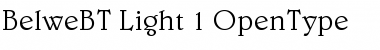 Download Belwe Light Font Title Preview