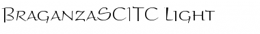 Download BraganzaSCITC-Light Light Font Title Preview