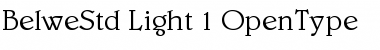 Download Belwe Std Light Font Title Preview