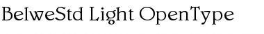 Download Belwe Std Light Font Title Preview
