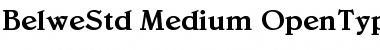 Download Belwe Std Medium Font Title Preview