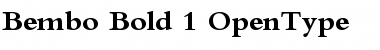 Download Bembo Bold Font Title Preview