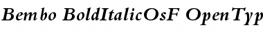Download Bembo Bold Italic Oldstyle Figures Font Title Preview