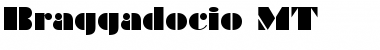 Download Braggadocio MT Regular Font Title Preview