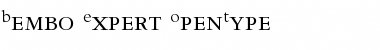 Download Bembo Expert Font Title Preview