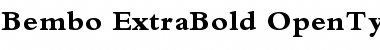 Download Bembo Extra Bold Font Title Preview