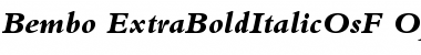 Download Bembo Extra Bold Italic Oldstyle Figures Font