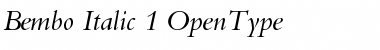 Download Bembo Italic Font Title Preview