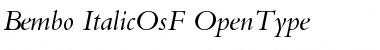 Download Bembo Italic Oldstyle Figures Font Title Preview