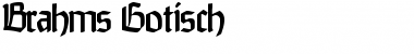 Download Brahms-Gotisch Regular Font Title Preview