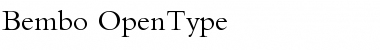 Download Bembo Regular Font Title Preview