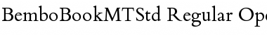 Download Bembo Book MT Std Regular Font Title Preview