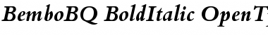 Download Bembo BQ Regular Font Title Preview