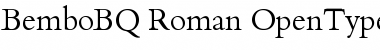 Download Bembo BQ Regular Font Title Preview