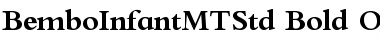 Bembo Infant MT Std Font