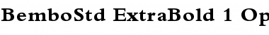 Download Bembo Std Extra Bold Font Title Preview
