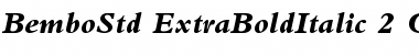 Download Bembo Std Extra Bold Italic Font Title Preview