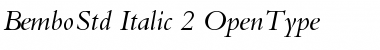 Download Bembo Std Italic Font Title Preview