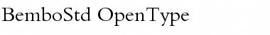Download Bembo Std Regular Font Title Preview