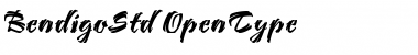 Download Bendigo Std Regular Font Title Preview