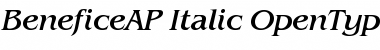 Download BeneficeAP Italic Font Title Preview