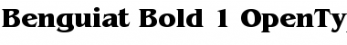 Download ITC Benguiat Bold Font Title Preview