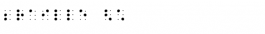 Download Braille-HC Regular Font Title Preview