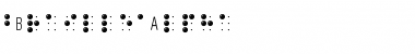 Download BrailleAlpha Regular Font Title Preview