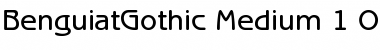 Download ITC Benguiat Gothic Medium Font Title Preview
