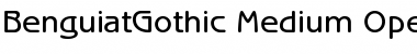 Download ITC Benguiat Gothic Medium Font Title Preview