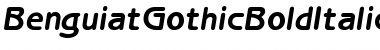 Download Benguiat GothicBoldItalic Font Title Preview