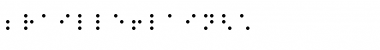 Download BraillePlainHC Regular Font Title Preview