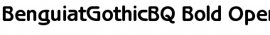 Download Benguiat Gothic BQ Regular Font Title Preview
