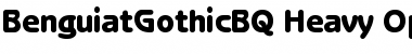 Download Benguiat Gothic BQ Regular Font Title Preview
