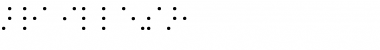 Download BrailleSH Regular Font Title Preview